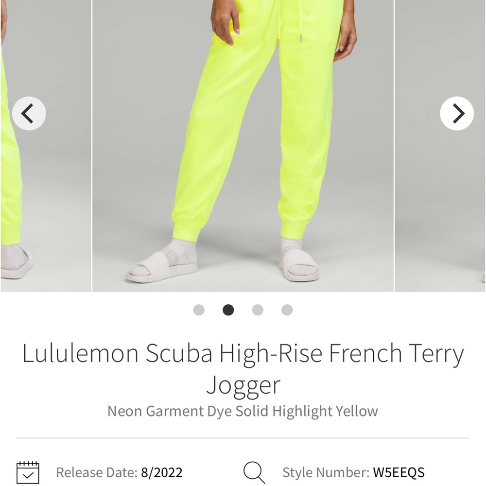 Lululemon HR Scuba Jogger 10 NWT - Picture 2 of 3